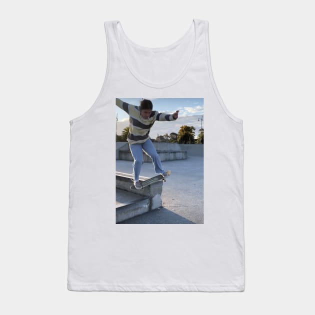 Skate T-shirt Tank Top by MyCreativeGifts